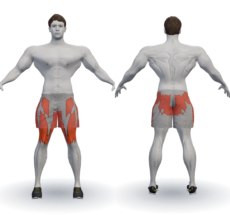 Muscles worked: Glutes, Adductors, Quads